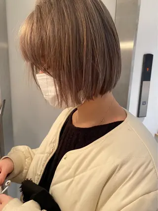 ショート カラー 🍸nana/透明感 カラー/レイヤー✨のヘアスタイル