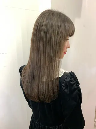 ロング カラー メンズ縮毛矯正 細谷碧海のヘアスタイル