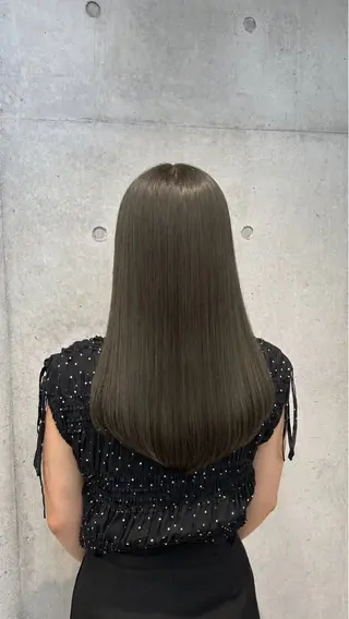 ロング カラー パーマ ヘアアレンジ メンズ 赤み消し艶カラー/美 髪☘️Reika☘️のヘアスタイル
