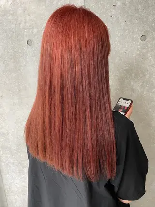 ロング FERIAあべの店 瀧本岬のヘアスタイル