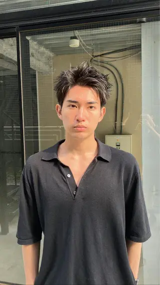 ショート メンズ 本田 央介のヘアスタイル