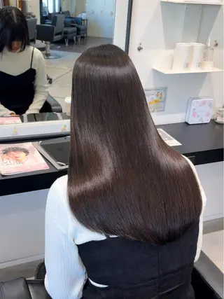 ロング Apa kabar 鳳店 店長 吉田裕のヘアスタイル