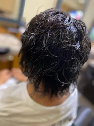 ショート パーマ メンズ メンズカット kimotoのヘアスタイル