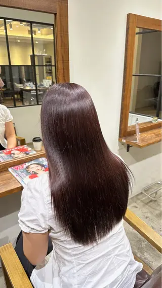 ロング カラー 新屋敷 拓大のヘアスタイル