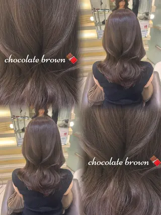 カラー ハイライト/ブラウン カラー🇺🇸/ワカのヘアスタイル