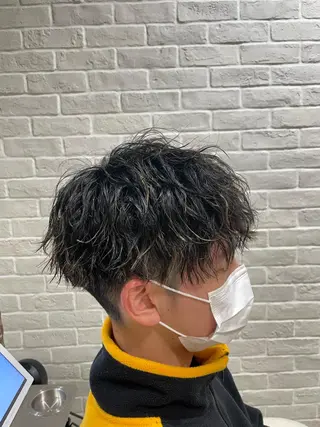 パーマ メンズ 優真/難波で 1番パーマが上手いのヘアスタイル