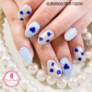 ネイル 💗🪽Tiary Nail🪽💗のネイルデザイン