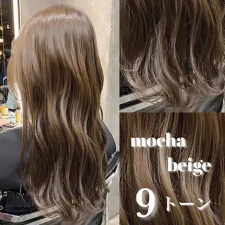 セミロング カラー 透明感カラー🌿 グレージュ🐺陽介のヘアスタイル