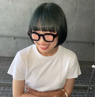 ショート カラー 🌈メンズパーマ🌈 メンズカットアリサのヘアスタイル