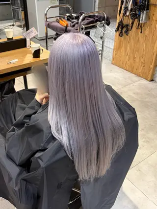 ロング カラー モデル募集 リナ⚡️newi池袋のヘアスタイル