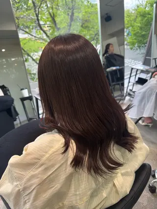 セミロング 髪質改善✨️柴田 妃菜🧸のヘアスタイル