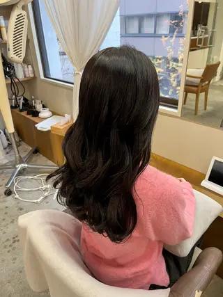 ロング カラー 透明感カラー/名古屋 /栄/木下奈々望のヘアスタイル