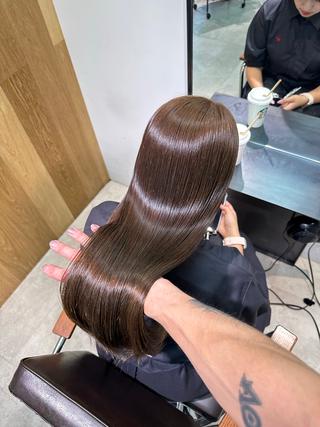 ロング 縮毛矯正🌝髪質改善 🌝一条龍輝のヘアスタイル