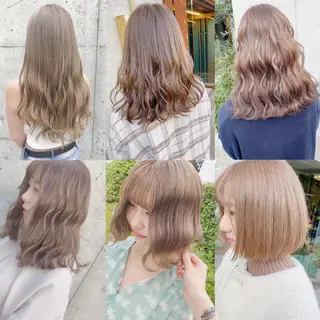 セミロング カラー アニメカラー髪質改善 🎀🐰堀川智史🎀のヘアスタイル