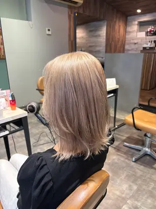 ミディアム 🫧古田 穂香🫧パーマモデルのヘアスタイル