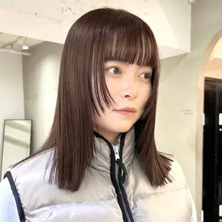 ロング カラー 縮毛矯正/レイヤー /kirara🌼のヘアスタイル
