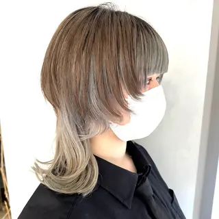 カラー デザインカラー/パー マ🦖外岡咲希🦖のヘアスタイル