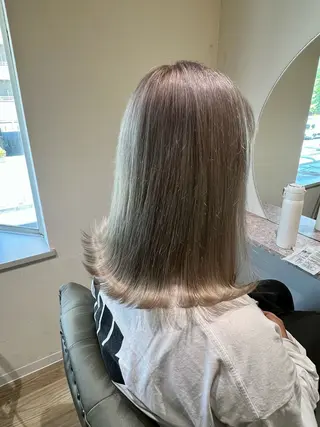ミディアム カラー 家坂 佑のヘアスタイル
