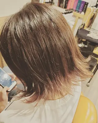ショート カラー spa hair ark 富井直美のヘアスタイル