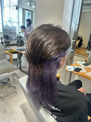 ミディアム カラー 栄/Maison /yugaのヘアスタイル