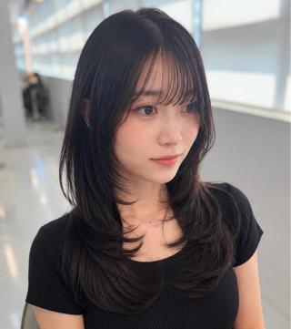 ロング 中屋 光貴のヘアスタイル