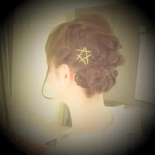 セミロング ヘアアレンジ ハットリ ユウイチのヘアスタイル