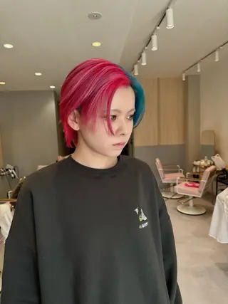 ショート カラー ✂️似合わせの魔術師 石田一樹✂️のヘアスタイル