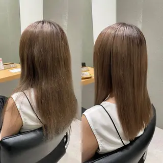 セミロング 髪質改善ヘアケア 艶髪特化/上田のヘアスタイル