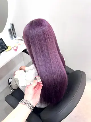 ロング カラー 髪質改善×縮毛矯正 taichi/梅田のヘアスタイル