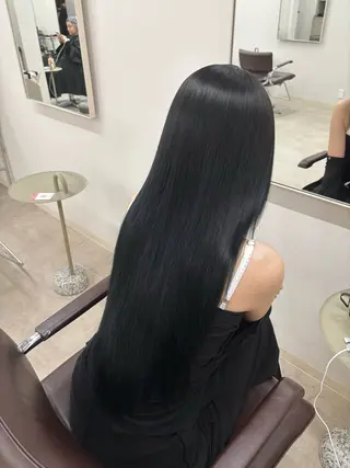 ロング カラー hachiyama rinaのヘアスタイル