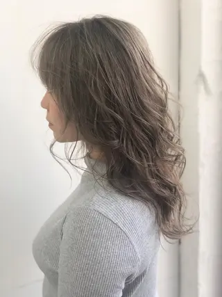 セミロング カラー welring hair salonのヘアスタイル