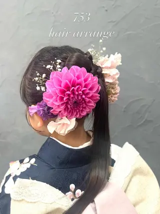 キッズ かぁちゃん 橋本のヘアスタイル