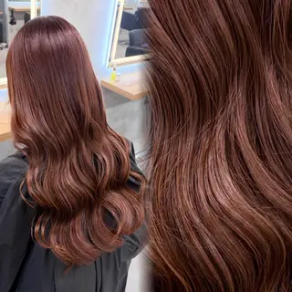 カラー 札幌韓国風艶カラー 🎀𝐒𝐀𝐇𝐎のヘアスタイル