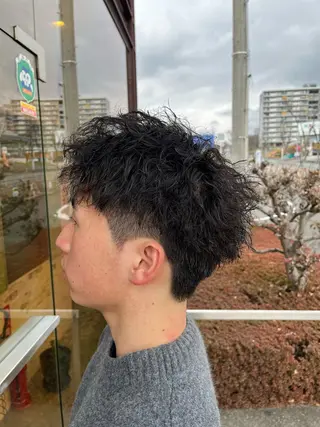 ショート パーマ メンズ 北川 寛之✨メンズパーマ✨のヘアスタイル