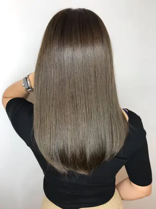 セミロング カラー 上條 航平のヘアスタイル