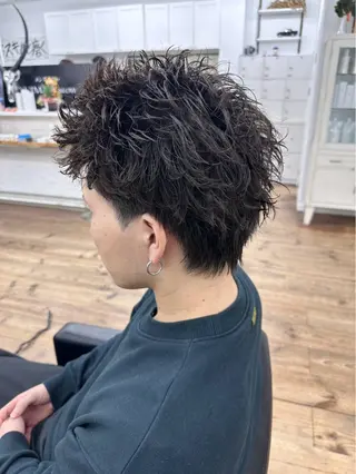 ショート パーマ メンズ YUIMARL/ HIROTOのヘアスタイル