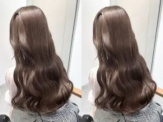 カラー 透明感カラー×顔周り mizuki🫧のヘアスタイル