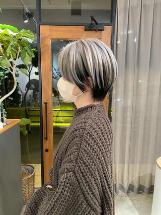 ショート 岸川 恭子のヘアスタイル