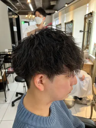 パーマ メンズ パーマ特化美容師 茂木広幸のヘアスタイル