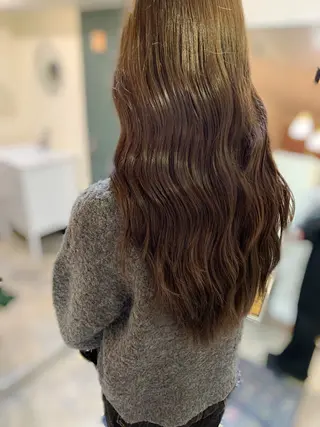 ロング カラー 中沢梨々花 🎀透明感カラーのヘアスタイル