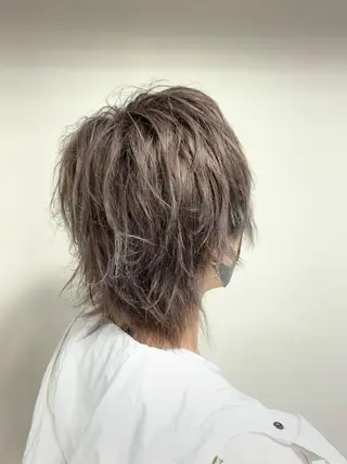 カラー メンズ 【ブリーチ縮毛矯正】 TAKUMIのヘアスタイル
