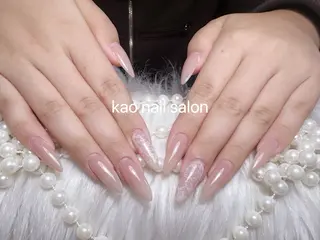 ネイル kao nail マグネット/長さだしのネイルデザイン
