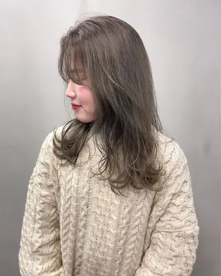 セミロング カラー パーマ ヘアアレンジ メンズ キッズ ネイル マツエク・マツパ アイブロウ tatsumi/ボブ ウルフ/レイヤーのヘアスタイル