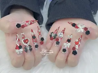 ネイル MoMoA Nail ネイル長さ出し専門店のネイルデザイン
