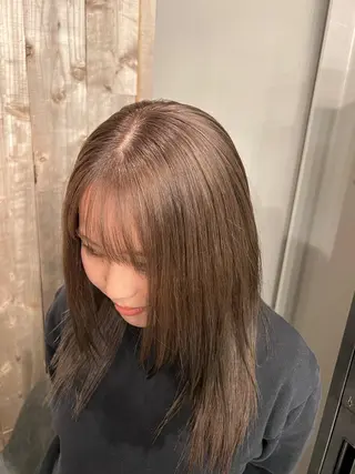 カラー beleefric 🩵チセのヘアスタイル