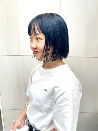 ミディアム カラー パーマ ヘアアレンジ メンズ キッズ ネイル マツエク・マツパ tatsumi/ボブ ウルフ/レイヤーのヘアスタイル