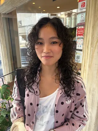 ロング 🪐海外hair/パ ーマ/暖色/ミミ🧤のヘアスタイル