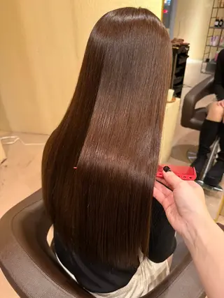 ロング カラー coco♡ 韓国hairのヘアスタイル