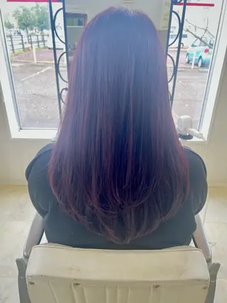 ロング Rapt.HAIR 中村 知里のヘアスタイル
