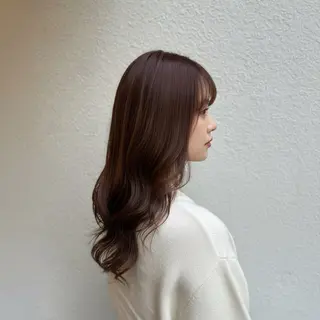 ロング 髪質改善/はるか 透明感カラー🧸のヘアスタイル